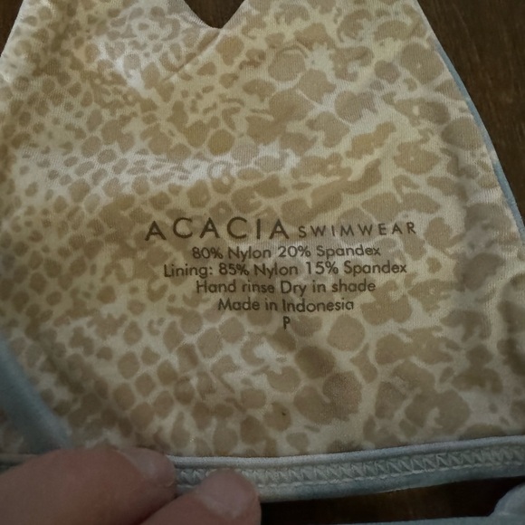 EUC P/S ACACIA BIKINI IN SHIBORI TOP/P, BOTTOM/S - Picture 5 of 6